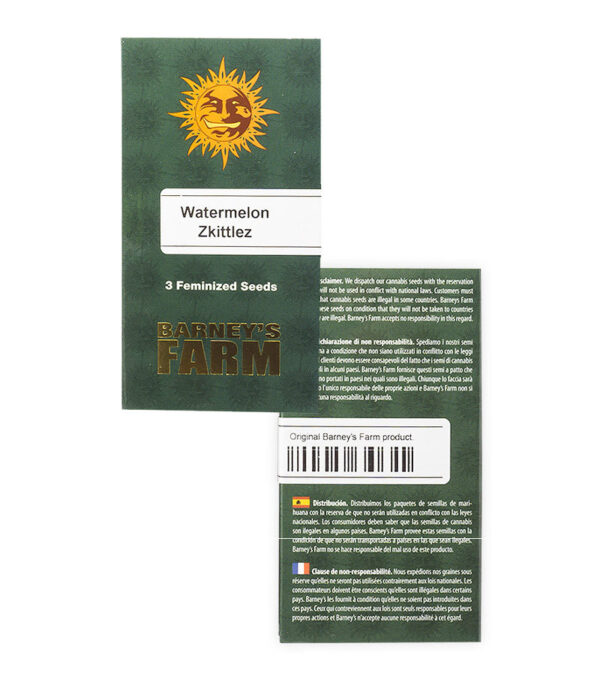 Watermelon Zkittlez fem (Barney's Farm) семена конопли — изображение 2